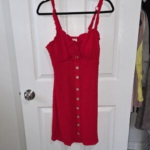 No Boundaries Vibrant Red Dress